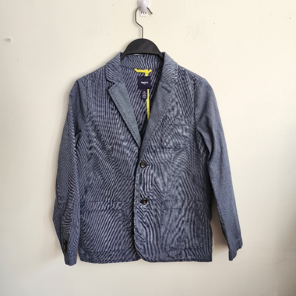 Gap Kids Navy 100% cotton blazer, kids size Large - EUC. - Picture 1 of 5